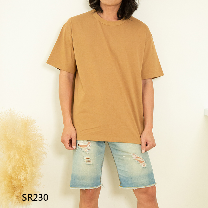 SR230 頂級重磅寬版落肩涼感抗菌T恤款式 14
